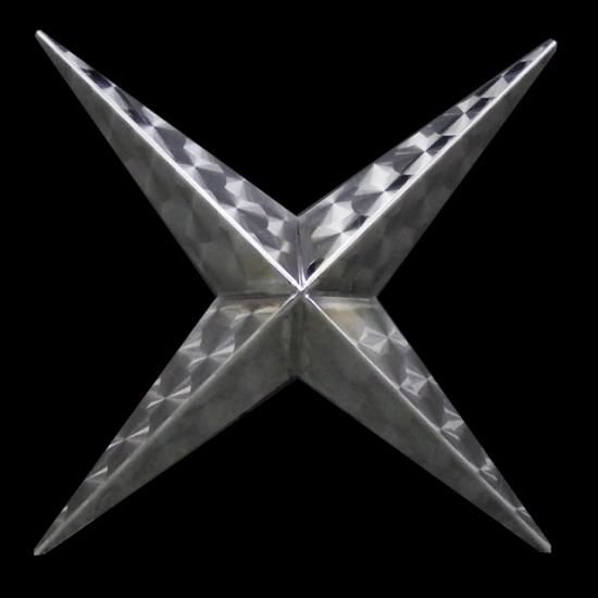 17.5インチ スピンナー ウロコステンレス ウロコステンレス製 車＆バイク 鏡面ステンレス製 17.5インチ用