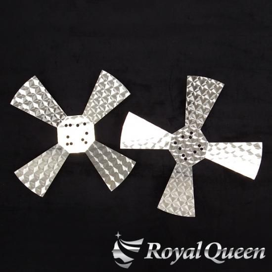 期間限定！20％オフセール♪【送料無料】新型 4枚羽 プロペラ