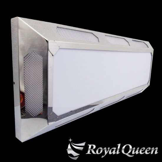 【送料無料】テーパーカバー プラ板付き アンドンカバー アルナ・ＪＢ大用（900×250） 鏡面 【RQAC7】 - 【公式】トラックステンレスパーツ  シャンデリア専門店「Royal Queen」
