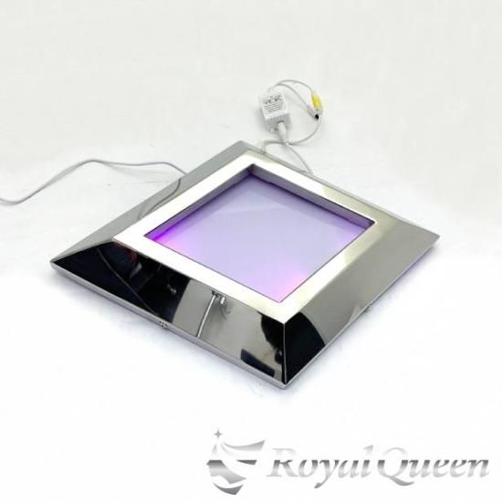 Amazon | 【RoyalQueen 】菱形アンドン ウロコ柄 タイプ2 菱抜き ドアアンドン アンドン ひし形 ダイヤ 行灯 トラック デコトラ  パーツ トラック用品 ステンレス 【RQAC56】 | エンブレム | 車＆バイク