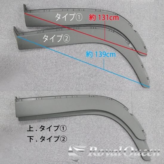 ふそう 17スーパーグレート 鱗柄 フロント オーバーフェンダー