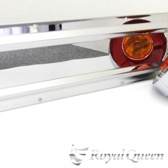 送料無料】泥除けステー ウエイト ステンレス飾り板 990mm 鏡面