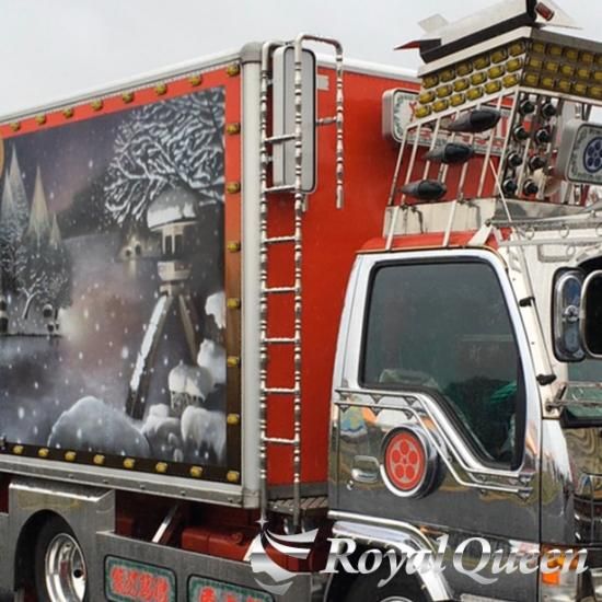 大型商品】汎用 絞りパイプ ハシゴ 32Φ 全長約2150mm ステー付き 梯子