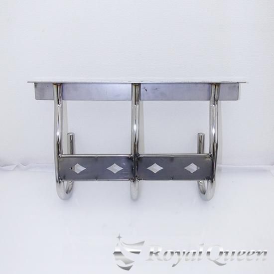 送料無料】汎用☆丸棒巻き 3連チェーンフック 鏡面#1000 ダイヤ【RQSH1