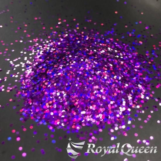 送料無料】ラメ フレーク レインボーパープル 1.0mm 100g LB800