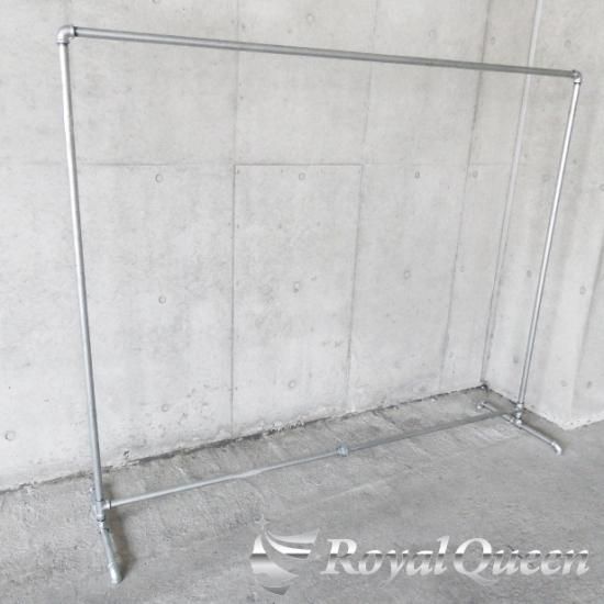 大型商品】ガス管 ハンガーラック タイプB 約W198cm×H163cm - 【公式