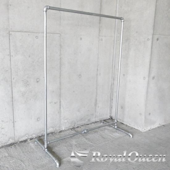 大型商品】ガス管ハンガーラックキャスター付タイプC-2約W107cm