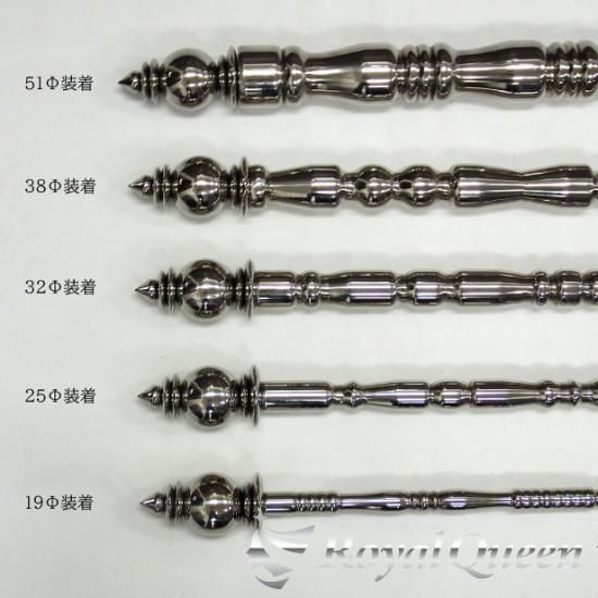 ステンレス 旗棒 全長90cm 25Φ 丸棒 フラッグポール コーナー