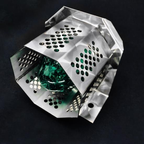 サイドマーカー土台 10個 ウロコ デコトラ バスマーカーステー