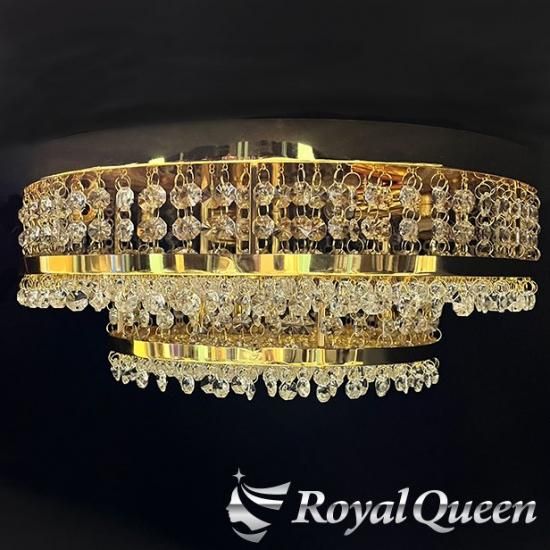 送料無料】豪華 ゴールドメッキ 2段ケーキ型 600-450 天吊り