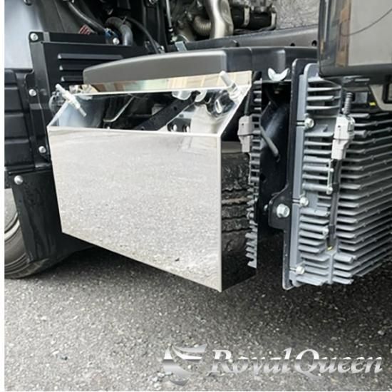 デコトラ　バッテリーカバー 送料無料】ブルーテックキャンター バッテリーカバー ウロコ柄