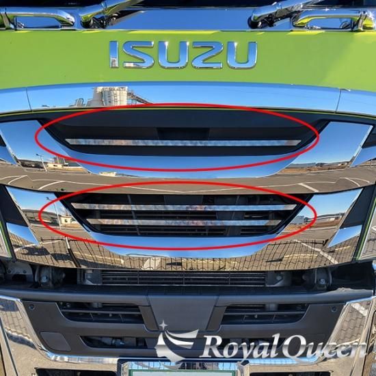 送料無料】【いすゞ ファイブスターギガ ステンレス フロント フロント