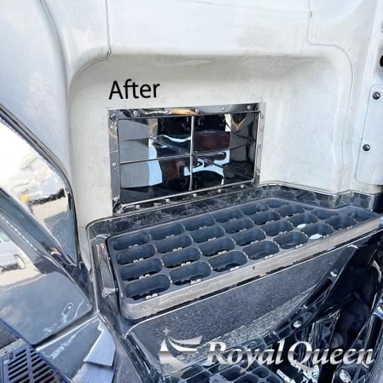 07スーパーグレート等　シューズボックス　鏡面ステンレス 送料無料】【三菱ふそう スーパーグレート ステンレス シューズ