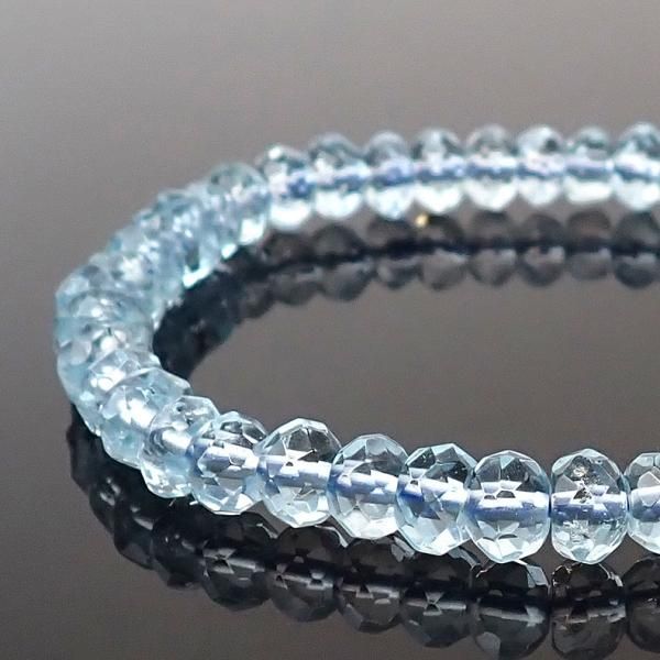 ★ブルートパーズ ボタンカット ブレスレット(SA) ☆ブルートパーズ ボタンカット ブレスレット(SA) - メルカリ