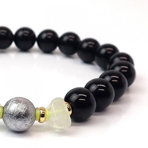 ギベオン & モルダバイト & リビアングラス & モリオン デザイン