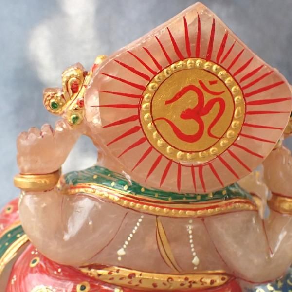 値下げ　オマケ付き　激レア　2フェイス　ローズクォーツ　ガネーシャ 値下げ オマケ付き 激レア 2フェイス ローズクォーツ ガネーシャ