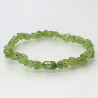 一点もの】【特選品】大玉ブレス（ペリドットAAAA）12mm