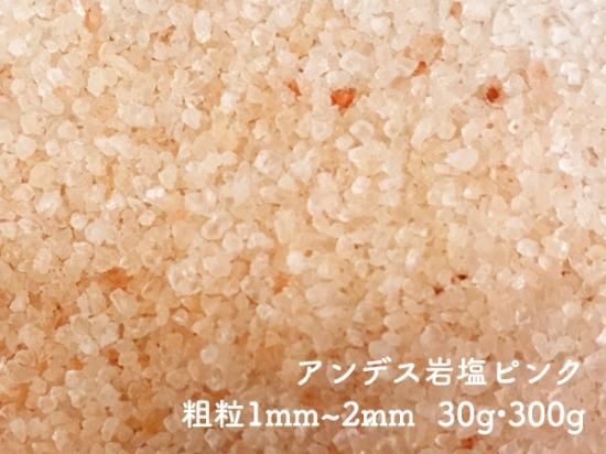 ソルトライフ アンデス岩塩ピンク粗粒1 2mm 30g 300g 輝石ソルト ソルトライフ アンデス岩塩ピンク粗粒1 2mm 30g 300g 輝石ソルト