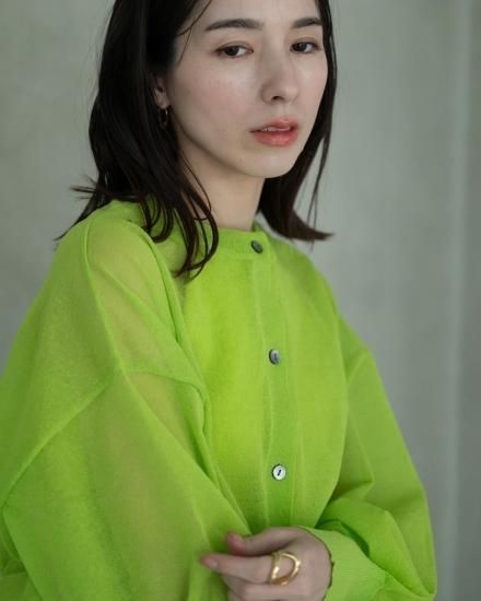 karry⋆ Linen sheer cardigan