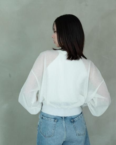 karry⋆ Linen sheer cardigan Linen sheer cardigan - KARRY OFFICIAL ONLINE STORE