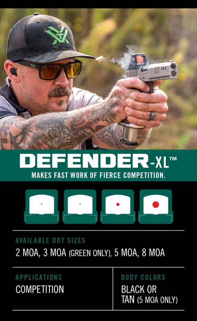 Defender XL 5MOA マイクロレッドドット - VortexOptics正規販売店ビノ