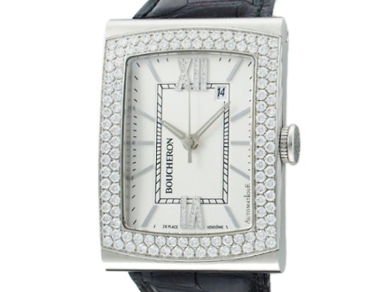 ブシュロン  リフレ XL ダイヤベゼル 腕時計