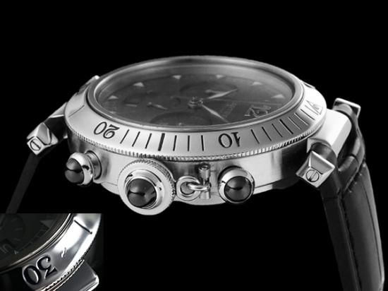 カルティエ パシャ 38mm クロノグラフ 2004年限定 W3107355 仕上