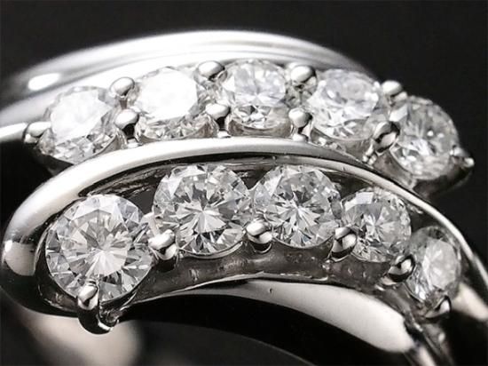 モニッケンダム ダイヤモンド/0.57ct プラチナ デザイン リング モニッケンダム ダイヤモンド/0.57ct プラチナ デザイン リング