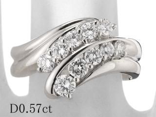 専用JE55★高級 大粒ダイヤモンド0.58ct プラチナ ヘッド JG76☆高級 ダイヤモンド0.5ct プラチナ ペンダントヘッド