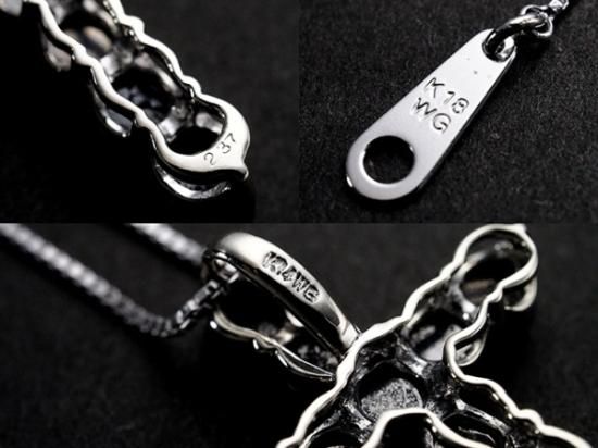 ブラックダイヤ/2.37ct クロスモチーフ ネックレス D0583