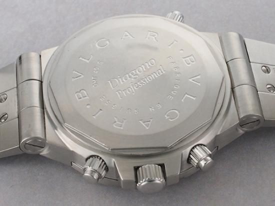 ブルガリ ディアゴノ プロフェッショナル GMT GMT40S 分解清掃済