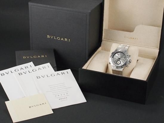 ブルガリ ディアゴノ プロフェッショナル GMT GMT40S 分解清掃済