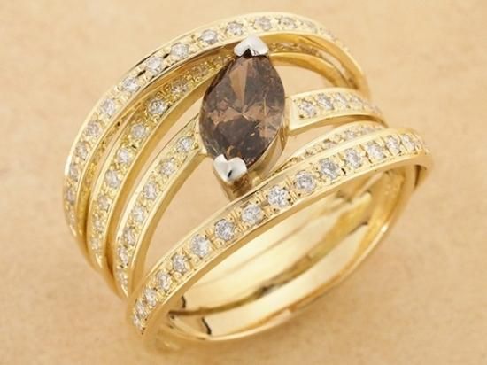 暮らしに便利なアイテム マーキスカットダイヤ/1.108ct ダイヤモンド/0.78ct デザイン ゴールド