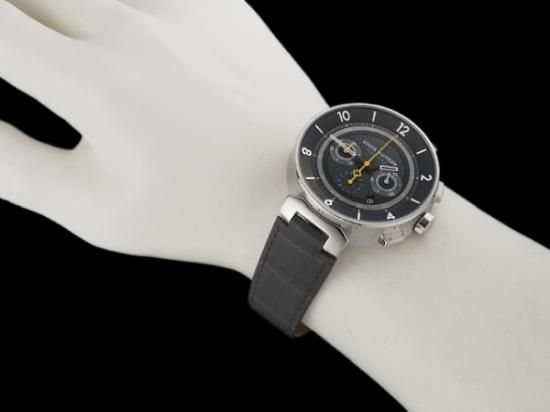 ルイヴィトン タンブール ムーン クロノグラフ Q8D40 仕上済
