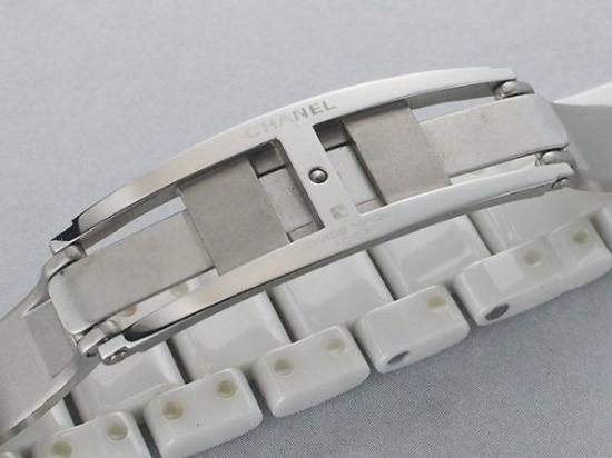 シャネル J12 33mm 純正ダイヤベゼル H0967 電池交換済