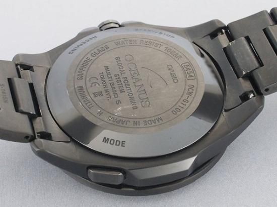 カシオ オシアナス GPSハイブリッド電波ソーラー OCW-G1100B カシオ オシアナス GPSハイブリッド電波ソーラー OCW-G1100B