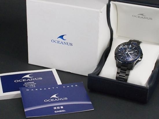 カシオ オシアナス GPSハイブリッド電波ソーラー OCW-G1100B カシオ オシアナス GPSハイブリッド電波ソーラー OCW-G1100B