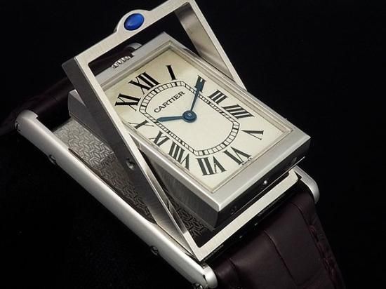 カルティエ タンク バスキュラント LM W1011358 手巻き カルティエ タンク バスキュラント LM W1011358 手巻き