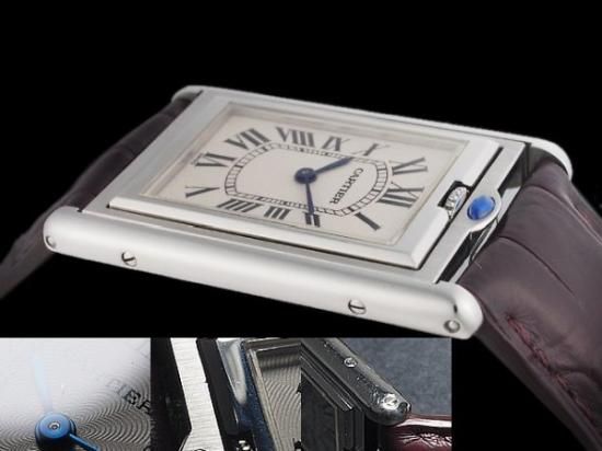 希少品　稼働品　カルティエ　Cartier バスキュラント　マストタンク　腕時計 カルティエ タンク バスキュラント LM W1011358 手巻き