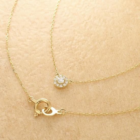 AHKAH k18 プリンシパル　ダイヤモンド　ネックレス アーカー プリンシパル ダイヤモンド/0.06ct ネックレス K18YG