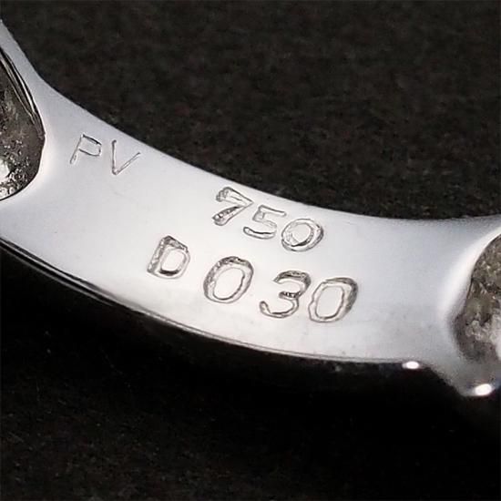 ポンテヴェキオ ダイヤモンド/0.30ct ハート デザイン リング ポンテヴェキオ ダイヤモンド/0.30ct ハート デザイン リング