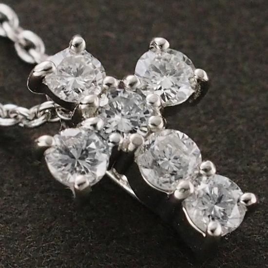 ヴァンドーム青山 ダイヤモンド/0.18ct クロス デザイン ヴァンドーム青山 ダイヤモンド/0.18ct クロス デザイン