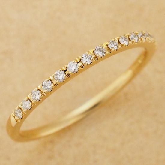 スタージュエリー ダイヤモンド/0.08ct リング K18YG 8号