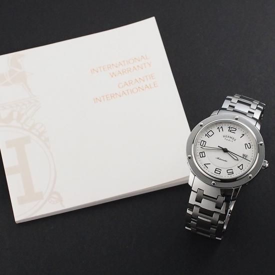 HERMES クリッパー エルメス クリッパー CP2.810 自動巻 保証書付 - ジュエリー・時計