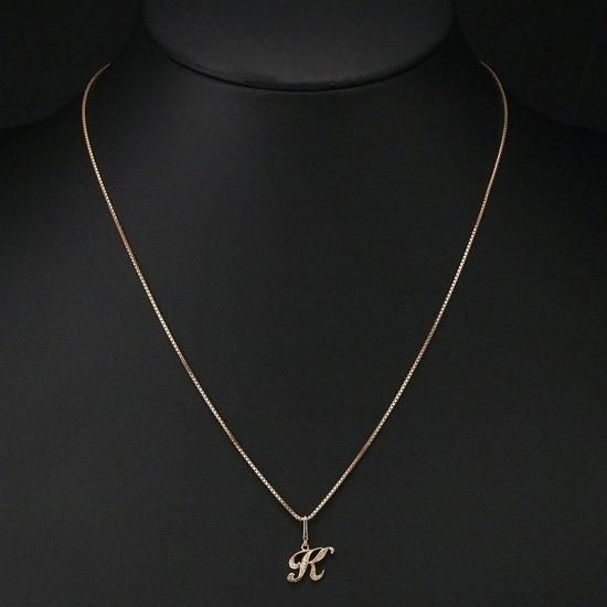 ゆきざき ダイヤ/0.04ct アルファプティ イニシャルK チャーム Y ゆきざき ダイヤ/0.04ct アルファプティ イニシャルK チャーム Y