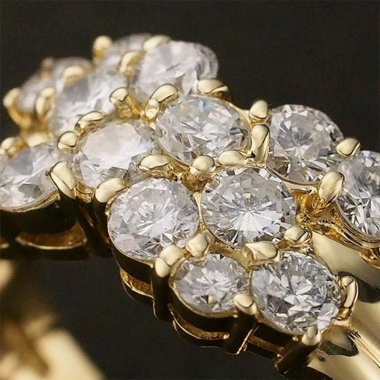 多様な デザイン ダイヤモンド/1.07ct ジュエリーマキ リング 11 K18YG アクセサリー