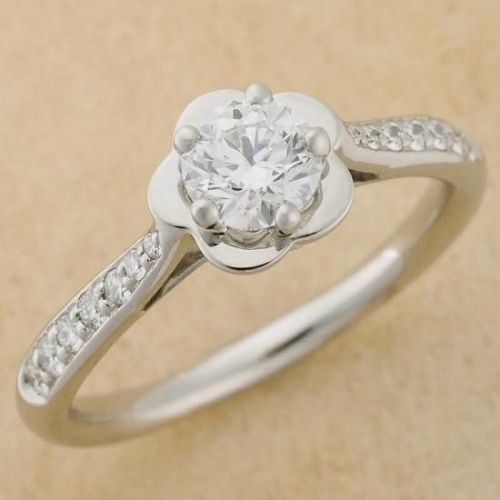 シャネル F-VVS1-V ダイヤモンド/0.51ct カメリア コレクション