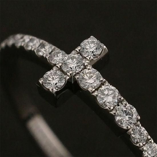 ♡TERA♡TIFFANYバンドリング k18ダイヤモンド TIFFANY&Co. ティファニー フォーエバー ダイヤモンド