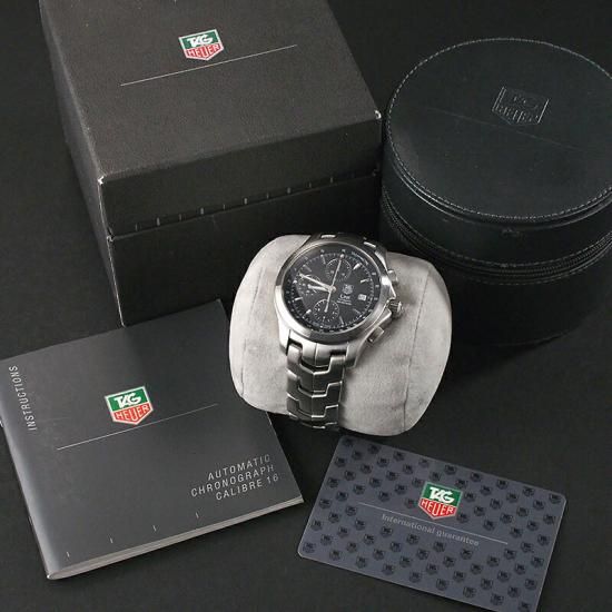 タグホイヤー リンク クロノグラフ CJF2110.BA0576 箱・Gカード