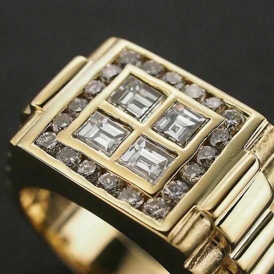Authentic K18PG Diamond Ring 0.18CT #230-000-000-6667 | eBay